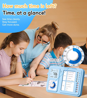 3-in-1 Visueller Zeitplan für Kinder mit Autismus Aufgaben-Timer mit Aufgabenplan-Tafel Tägliche Checkliste für Zuhause Schule Klassenzimmer Schreibtisch
