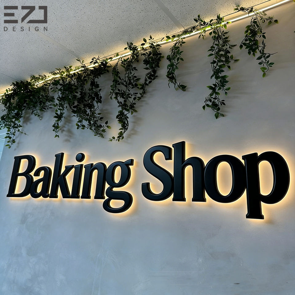 3D Acrylic Backlit LED Channel Letters Sign Custom Made for Restaurants ...