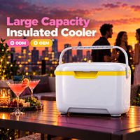 Boîte isotherme pour chaîne du froid avec isolation protectrice et conception de conteneur sécurisé pour le transport d'échantillons alimentaires, fabrication sur mesure OEM