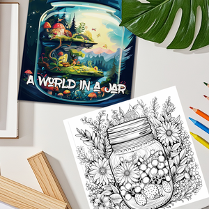 Malbücher für Erwachsene zur Angstlinderung Premium-Papier Karton-Druck Zeichen- und Malbücher - Product Image 4