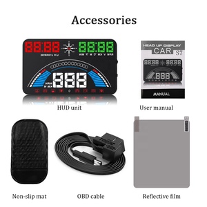 <span class=keywords><strong>Clé</strong></span> de voiture intelligente multifonctionnelle Wiiyii S7 avec OBD2 GPS et écran tête haute de 5,8 pouces, garantie de 2 ans - Product Image 5