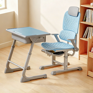 Conjunto Ergonómico de Escritorio y Silla para Aula Escolar para Estudiantes y Niños, y Artículos Esenciales para el Aula que Pueden Usarse para el Descanso de la Tarde - Product Image 1