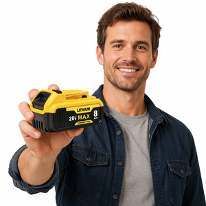 Batería de Repuesto de <span class=keywords><strong>20V</strong></span> 4.0Ah 18650 Compatible con Sierras, Amoladoras y Herramientas de Jardín DEW - Product Image 5