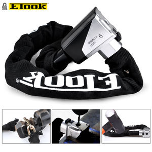 Велосипедный замок цепи ETOOK с высокой степенью безопасности, противотехнологичный разблокированный замок ключа для мотоцикла, велосипеда с автоматической функцией Homing - Product Image 4