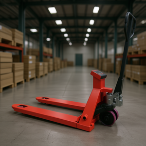 Transpaleta Hidráulica Manual con Capacidad de 4500 Lb, Horquillas de 48 Pulgadas, Pantalla con Indicación de Libras y Kilogramos, Ruedas de Poliuretano - Product Image 2