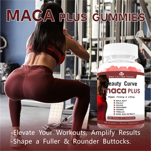 Extracto Natural de Maca OEM 7 en 1, Suplemento Dietético en Gomitas para Aumentar, Levantar y Reafirmar los Glúteos, 60 Unidades - Product Image 3