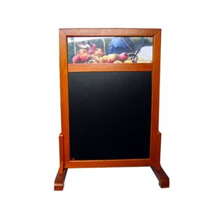 Tailles personnalisées en bois A-Frame <span class=keywords><strong>tableau</strong></span> magnétique debout cadre en bois <span class=keywords><strong>tableau</strong></span> noir pour marché Restaurant Hall enseignes murales - Product Image 1