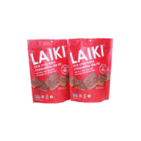 Imprimé personnalisé de qualité alimentaire ziplock croquettes de poulet biscuit riz craquelin collation personnalisé pochette en plastique emballage alimentaire sac