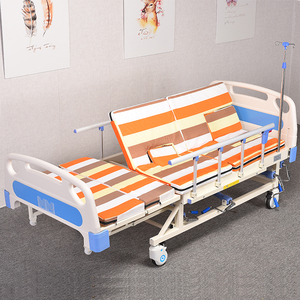 Letto Ospedaliero Multifunzionale Regolabile Manualmente, Struttura Solida per Anziani e Disabili, <span class=keywords><strong>Trattamento</strong></span> e Recupero Medico - Product Image 5