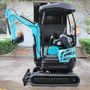 Miniexcavadora diésel de cadenas 18p de alta potencia de excavación para paisajismo de jardines - Product Image 1