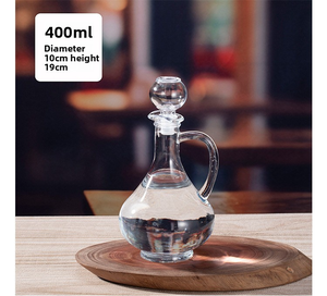Bouteille en verre pour huile de cuisine, <span class=keywords><strong>prix</strong></span> d'usine, 250 ml, 400 ml, transparente, pour sauce soja, <span class=keywords><strong>vinaigre</strong></span>, assaisonnements, avec bouchon en verre - Product Image 6