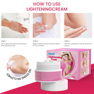 Crema Blanqueadora que Elimina las Manchas Oscuras, Crema Aclarante que Desvanece, Crema Hidratante Negra, Crema Rosa para Zonas Íntimas - Product Image 4