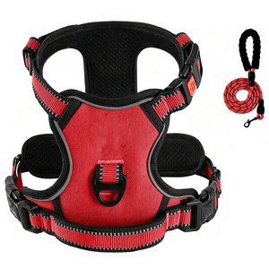 Reflective <b>Pet</b> Dog <b>Harness</b> with Leash for Small Large Dogs Outdoor Training Walking No Pull Adjustable <b>Pet</b> Leash Vest <b>Harness</b> - Product Image 3