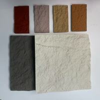 Conception moderne 60*30cm bas prix modèle 3D décoration de la maison coupé à la taille placage Faux polyuréthane PU pierre panneau mural pour la maison