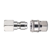 Adaptateur en acier inoxydable pour nettoyeur haute pression, raccord rapide 1/4, prise 1/4 pouce, filetage femelle