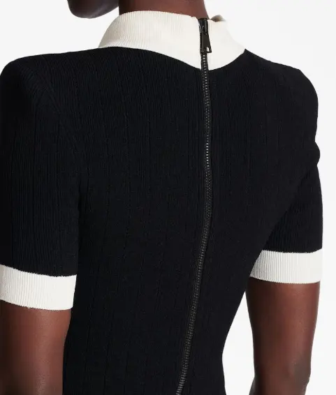 Robe Madi Décontractée à Manches Longues Quotidienne Élégante Formelle 100% Polyester Uni pour les Femmes