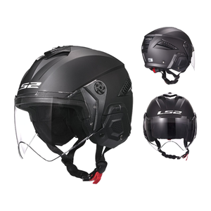 Cascos ligeros <span class=keywords><strong>LS2</strong></span> para todas las estaciones para hombres, mujeres, niños, vehículo eléctrico, medio casco, modelo de verano dual OF610, nueva condición - Product Image 3