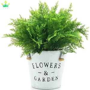 Stelo di Pino Artificiale <span class=keywords><strong>in</strong></span> Plastica con Felce e Erba per Decorazione Fai-da-Te di Vasi, Casa, Portico, Giardino, Feste di Ringraziamento, Vacanze e Natale - Product Image 2