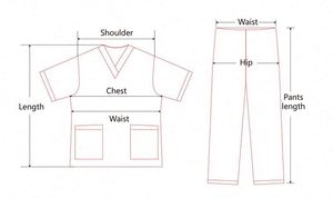 Wholesale Custom Medical <b>Scrub</b> <b>Sets</b> Custom Breathable Elasticated Waist Hospital Uniforms Medical <b>Scrubs</b> <b>Sets</b> - Product Image 6