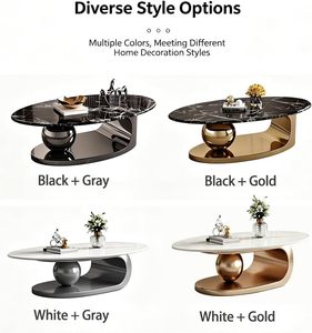 Mesas de Centro Móviles Pequeñas de Metal Retro, Estilo Nórdico Simple, Portátiles, Modernas y de Lujo para Sala de Estar, Mesa Auxiliar de Dormitorio - Product Image 2