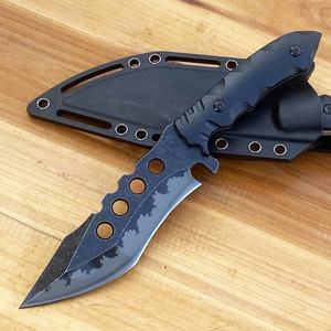 Cuchillo de Bolsillo Táctico Tracer de Alta Calidad, Hoja de Acero Inoxidable, Punta de Gota, Personalizable, OEM, Funda de Plástico y Cuero - Product Image 5