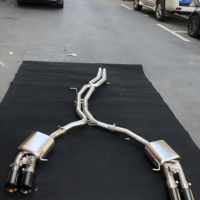 Tuyaux d'échappement Catback de haute qualité d'usine pour Audi A4 A5 B8 2.0t Système d'échappement modifié Catback Échappement Valvetronic Silencieux