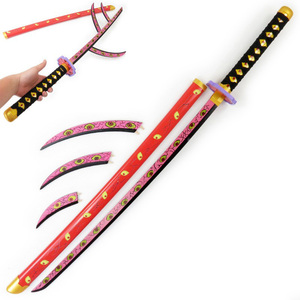 Espada Nichirin de Demon Slayer, <span class=keywords><strong>Tanjiro</strong></span> <span class=keywords><strong>Kamado</strong></span>, Zenitsu Agatsuma, 104cm/76cm, Bambú y Madera, Accesorio de Cosplay - Product Image 5