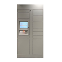Chef de file casier de livraison de colis postal intelligent extérieur système de boîte aux lettres intelligent 20 portes boîte à colis intelligente extérieure pour appartement