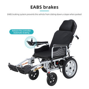 Ucuz rehabilitasyon terapi malzemeleri engelli motorlu elektrikli tekerlekli sandalye - Product Image 3