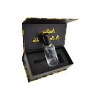 Boîte d'emballage en papier pour flacon d'huile essentielle, boîte cadeau rigide magnétique pour parfum avec insert en mousse