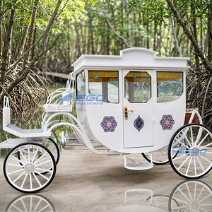 Calèche royale électrique vintage à chevaux, calèche royale de tourisme, produits de calèches élégantes de haute qualité - Product Image 1