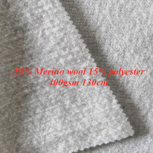 Listo para enviar Super Soft 85% <span class=keywords><strong>Merino</strong></span> Wool 15% Poliéster Tejido de lana de punto Cálido y cómodo - Product Image 4