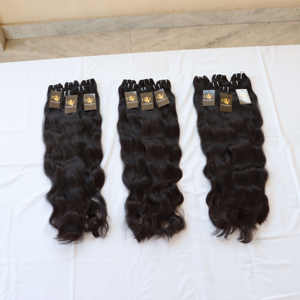 Paquetes de cabello indio de onda profunda suelta húmeda, peluca de encaje HD, máquina de grado Remy, doble trama, cutícula virgen cruda, cabello alineado, venta al por mayor - Product Image 4