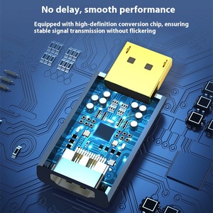 Convertidor DE VIDEO <span class=keywords><strong>4K</strong></span> HD 1080P <span class=keywords><strong>DisplayPort</strong></span> <span class=keywords><strong>a</strong></span> <span class=keywords><strong>HDMI</strong></span> Accesorio de audio y video DP <span class=keywords><strong>a</strong></span> para adaptador <span class=keywords><strong>HDMI</strong></span> - Product Image 4