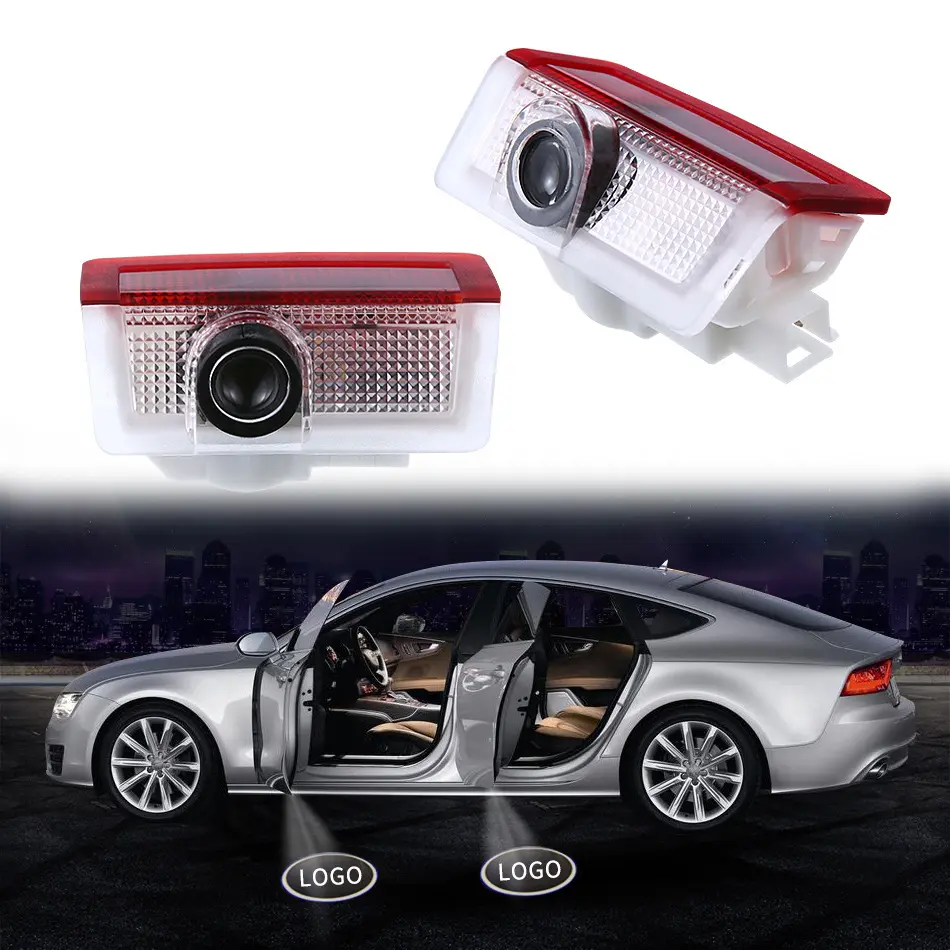 ไฟต้อนรับโปรเจคเตอร์ hgd พร้อมโลโก้เหมาะสำหรับ Mercedes Benz C /r/s/cla/cla/cls/glk Class LED door LIGHT