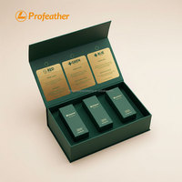 Boîte cadeau magnétique personnalisée avec logo, emballage pliable pour perruque de luxe en gros, boîte noire