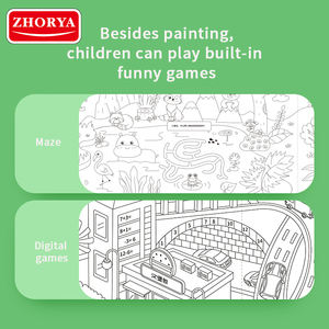Zhorya nuovi giocattoli 2023 scene <span class=keywords><strong>disegno</strong></span> <span class=keywords><strong>muro</strong></span> di Graffiti giganti per bambini 10M di lunghezza pittura rotolo di carta <span class=keywords><strong>da</strong></span> <span class=keywords><strong>colorare</strong></span> - Product Image 3