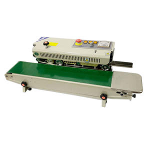 Petite machine à sceller automatique horizontale et continue Conception attrayante Vêtement de boisson électrique Produit chimique <span class=keywords><strong>Film</strong></span> d'aluminium - Product Image 1