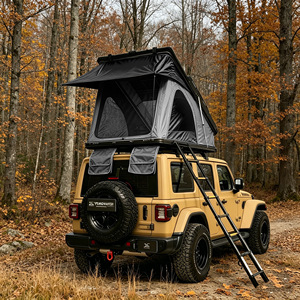 Carpa de Techo para Auto, de Aleación de Aluminio, Apertura Rápida, Una Habitación, Tres Estaciones, Gran Espacio, Impermeable, Resistente al Viento, Plegable - Product Image 4