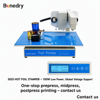 Machine d'estampage numérique à chaud 3025, 300 dpi, USB, carte SD, imprimante de bureau sans plaque pour petites entreprises, étiquettes, cartes, livres