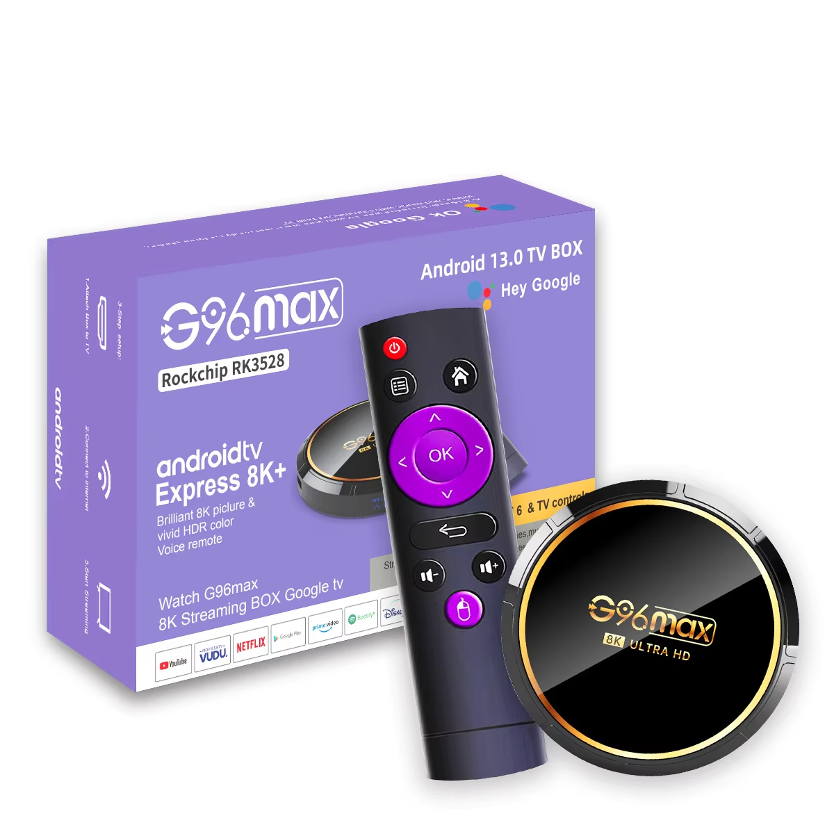 Buy In Bulk G96 Max TV Box WiFi6 & Android 13 | Alibaba.com