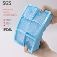 Nouveau moule en silicone carré pour machine à crème glacée, écologique et personnalisable avec logo, modèle 2026