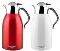 Carafe à thé isotherme en acier inoxydable Hocomaid 90220CCM 1,5L 2,0L avec infuseur amovible, garantie 5 ans, LFGB, légère (0,6 kg)