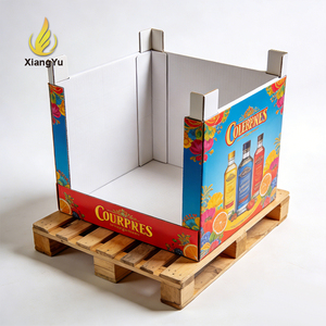 Cajas Rígidas Ecológicas <span class=keywords><strong>de</strong></span> Tamaño Personalizado, Exhibidores PDQ <span class=keywords><strong>de</strong></span> Cartón Corrugado <span class=keywords><strong>para</strong></span> Promoción <span class=keywords><strong>de</strong></span> Bebidas y <span class=keywords><strong>Licores</strong></span> - Product Image 1
