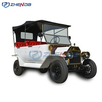 Auto Eléctrico Clásico Zhenda con Certificación CE, 2-5 Asientos, Autonomía de 100 km, 60 km/h, Construcción de Acero Q235B, Precio Bajo, Transporte Especial