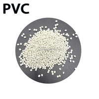Granulés de PVC RoHS noirs CAS 9002-86-2, dureté A50, moulage par injection pour câbles d'alimentation AC/DC