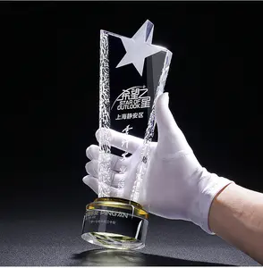 Premi del trofeo della corona di cristallo del trofeo in bianco di vendita caldo di JY