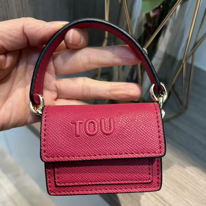 Elegante bolso mini <span class=keywords><strong>Tous</strong></span> con letras en relieve, versátil y sencillo bolso cuadrado cruzado. - Product Image 1