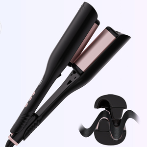 하이 엔드 40mm 이온 PTC 웨이버 컬링 아이언 알루미늄 합금 <span class=keywords><strong>5</strong></span> 단계 온도 제어 <span class=keywords><strong>LCD</strong></span> 디지털 디스플레이 전기 헤어 컬러 - Product Image 1