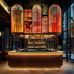 Modular Metal Bar <strong>Counter</strong> | Stainless Steel <strong>Reception</strong> Desk | Custom Designs - Product Image 2